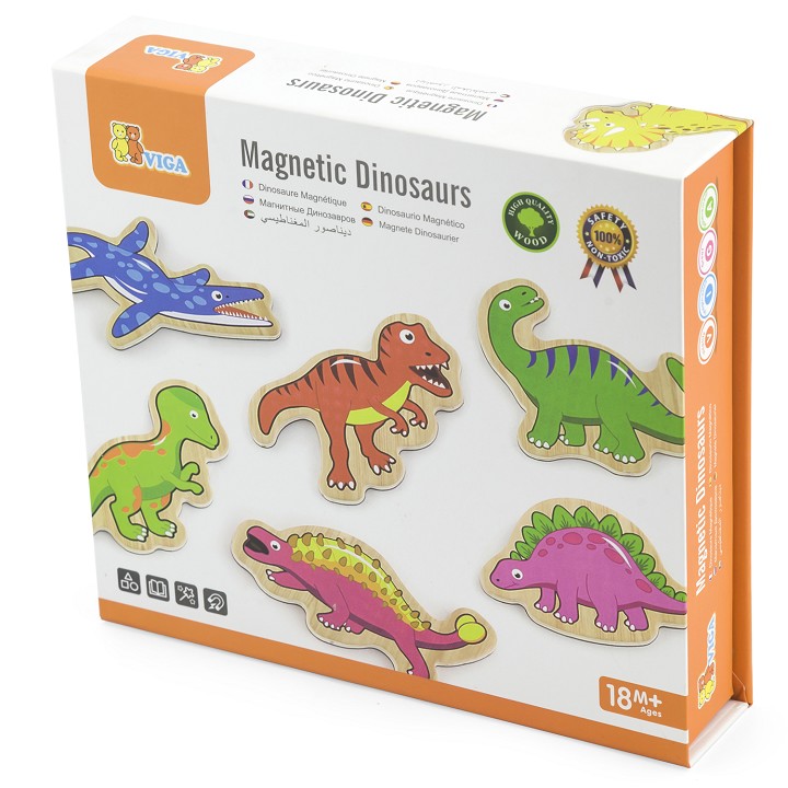 Magnetic dinosaurs - 20 pieces